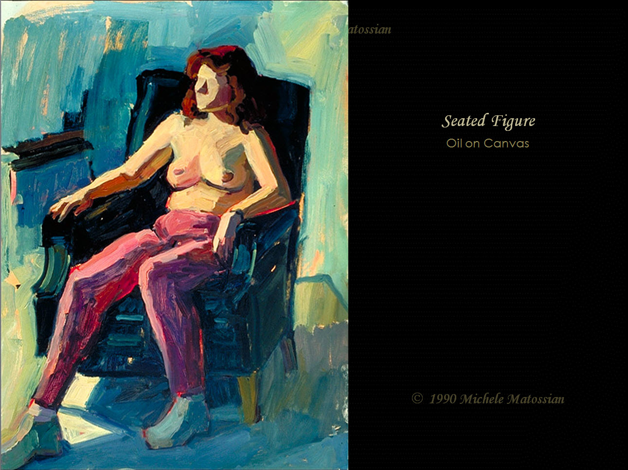 Midwinter Light and Seated Figure